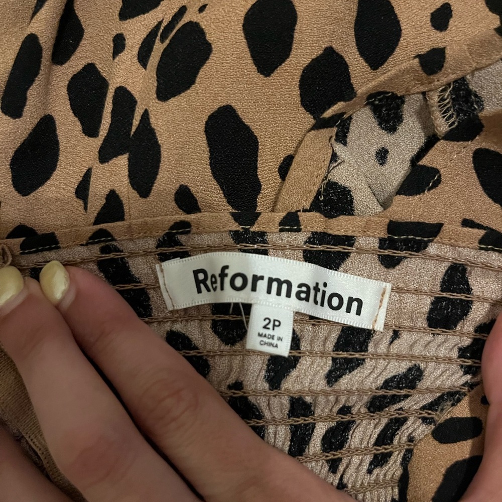 Reformation Leopard Print Dress - Picture 7 of 7